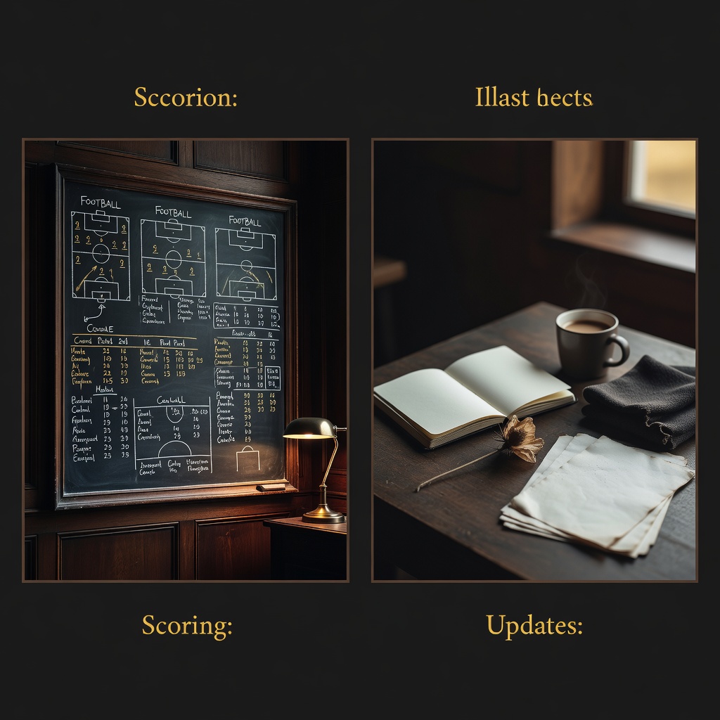 BristolStakes scoring methodology chalkboard with football market analysis